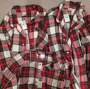 Hanna Anderson Family Holiday Plaid flannel set